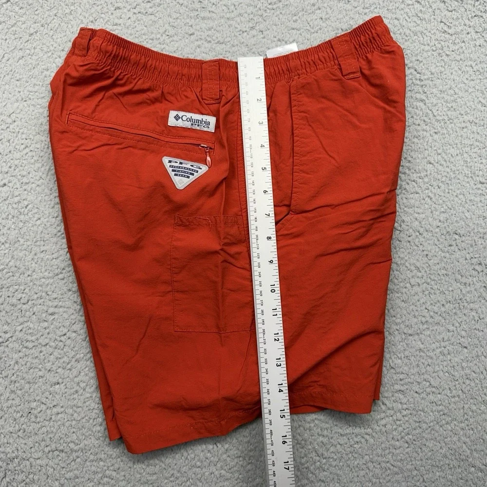 Columbia PFG FM4009 Mens Small 6L Red Backcast III Omni-Shade Water Shorts